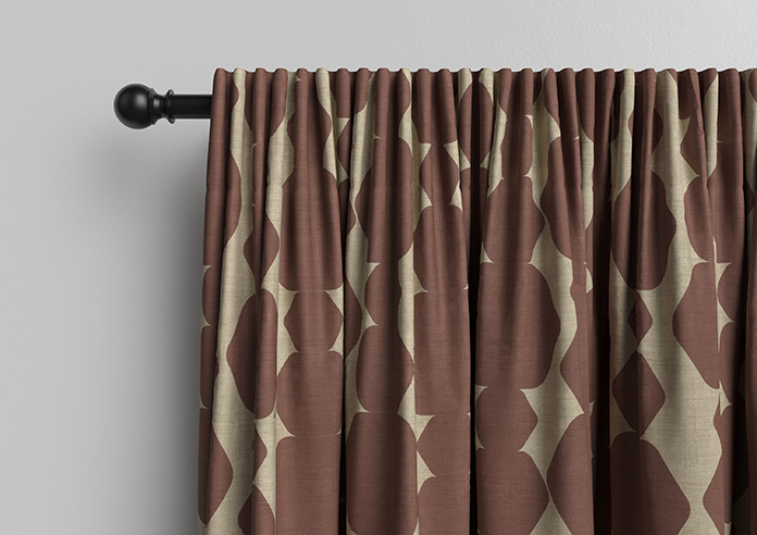 Construct, Wild Red - Made to Measure Curtains - Image 10